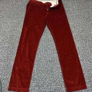 J. Lindeberg Corduroy Golf Pants Men 31x32 Regular Fit Flat Front Pocket Cotton